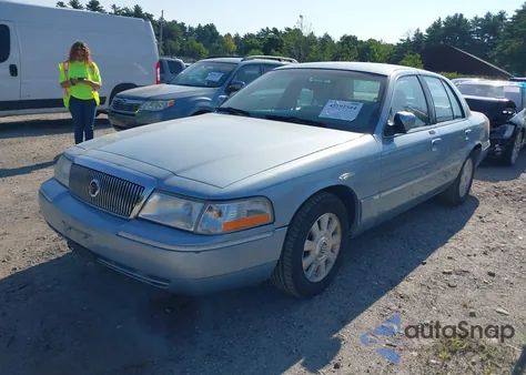 2003 Mercury Grand Marquis Ls из США, поврежденный, VIN 2MEFM75W43X606894